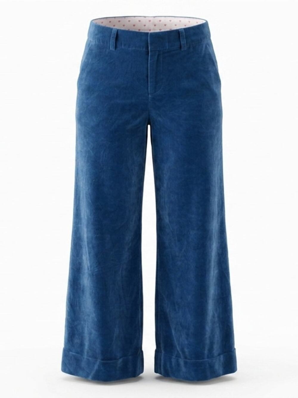Erin Fetherston for Target Blue Corduroy Wide Leg Pants Women Size 1
